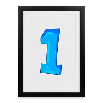 1 - Framed poster (27 × 37 cm) - black - Front