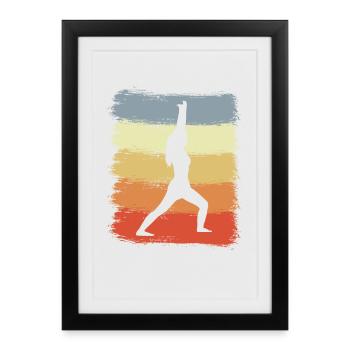 Yogini Vintage Look - Framed poster (27 × 37 cm) - black - Front