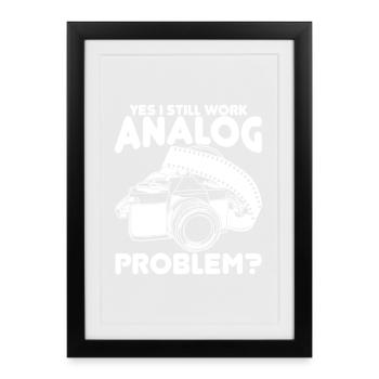 Photography Joke - Framed poster (27 × 37 cm) - black - Front