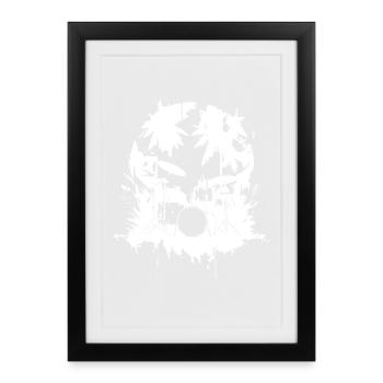 Graphiques de batterie - Affiche encadrée (27 × 37 cm) - noir - Devant