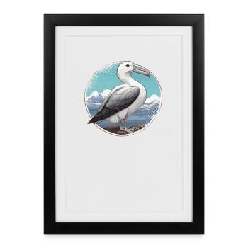 Bird breeder Ornithologist Bird watcher - Framed poster (27 × 37 cm) - black - Front