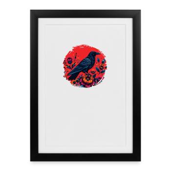 Bird breeder Ornithologist Bird watcher - Framed poster (27 × 37 cm) - black - Front