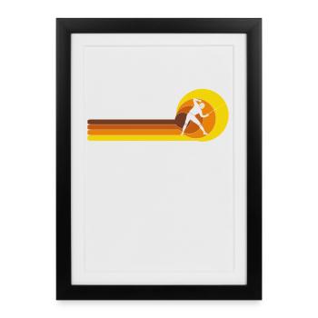 Fencing Game Gamer Fencing Game Fencing - Framed poster (27 × 37 cm) - black - Front