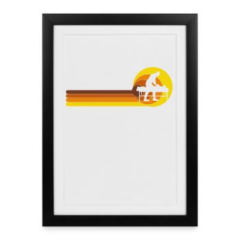 Physiotherapy Chiropractor Physio-masseur - Framed poster (27 × 37 cm) - black - Front