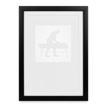 Physiotherapy Chiropractor Physio-masseur - Framed poster (27 × 37 cm) - black - Front