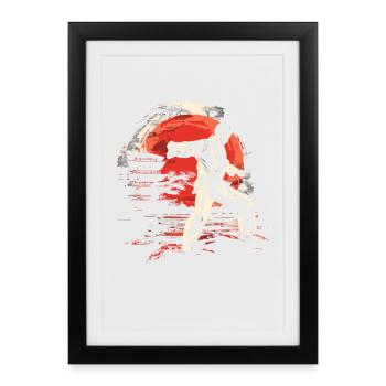 Karateka Graphics - Framed poster (27 × 37 cm) - black - Front
