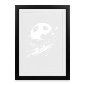 Bowls - Framed poster (27 × 37 cm) - black - Front