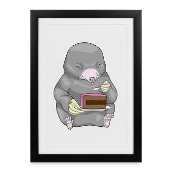 Mole Cake - Framed poster (27 × 37 cm) - black - Front
