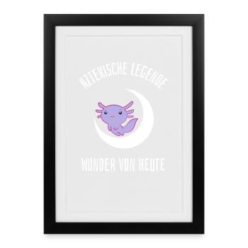 Die Wunder von Heute - Gerahmtes Poster (27 × 37 cm) - Schwarz - Vorne