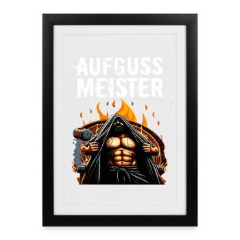 MAÎTRE DE L’INFUSION - Affiche encadrée (27 × 37 cm) - noir - Devant