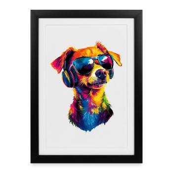 Jack Russell Terrier Dog Lover Jack Russell's - Framed poster (27 × 37 cm) - black - Front