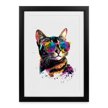 Bengal Cat Leopard Cat Leopardette Bengal Cats - Framed poster (27 × 37 cm) - black - Front