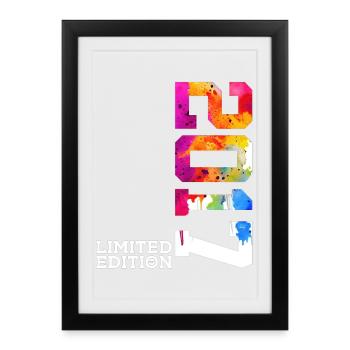 9E ANNIVERSAIRE ÉDITION LIMITÉE 2017 - Affiche encadrée (27 × 37 cm) - noir - Devant