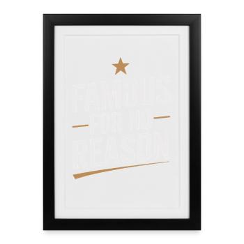 Famous For No Reason Social Media Influencer Viral - Framed poster (27 × 37 cm) - black - Front