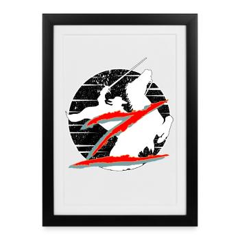 Horsman - Affiche encadrée (27 × 37 cm) - noir - Devant