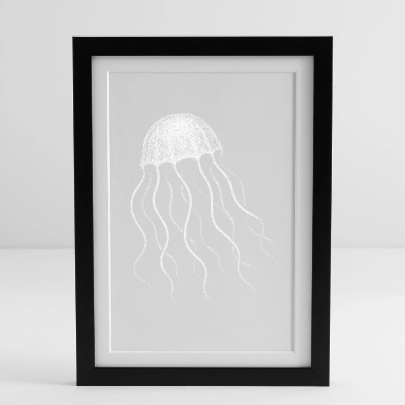 Jellyfish Framed poster (27 × 37 cm)