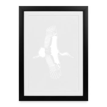 Majesty of the skies - Framed poster (27 × 37 cm) - black - Front