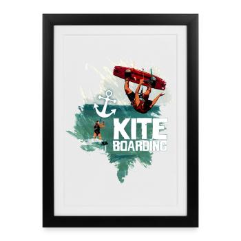 Ride the Wind - Framed poster (27 × 37 cm) - black - Front