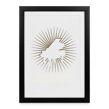 Professeur de piano Professeur de musique Professeur drôle - Affiche encadrée (27 × 37 cm) - noir - Devant