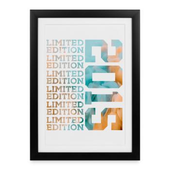 ÉDITION LIMITÉE 2015 11 ANS 11E ANNIVERSAIRE - Affiche encadrée (27 × 37 cm) - noir - Devant