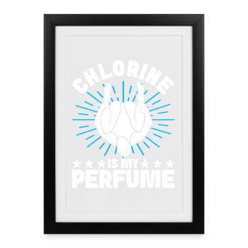 Diving diving board - Framed poster (27 × 37 cm) - black - Front