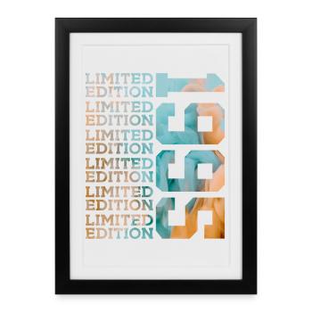 ÉDITION LIMITÉE 31 ANS 31 ANS 1995 - Affiche encadrée (27 × 37 cm) - noir - Devant
