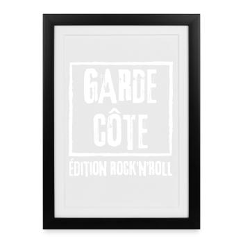Coast Guard Rock Edition - Framed poster (27 × 37 cm) - black - Front