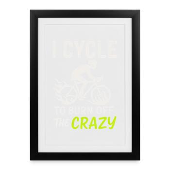 Because the earth is not flat, it is full of ep - Framed poster (27 × 37 cm) - black - Front