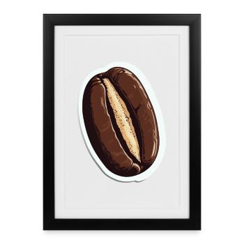 Coffee - Framed poster (27 × 37 cm) - black - Front