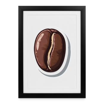 Coffee - Framed poster (27 × 37 cm) - black - Front