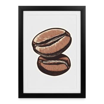 Coffee - Framed poster (27 × 37 cm) - black - Front