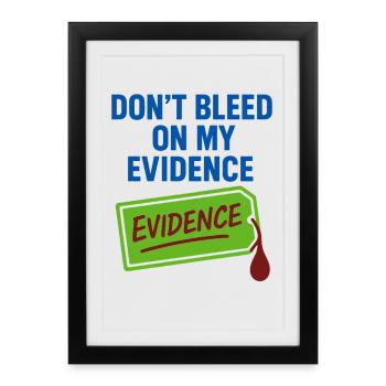 Forensic Chemist Crime Lab Toxicology - Framed poster (27 × 37 cm) - black - Front