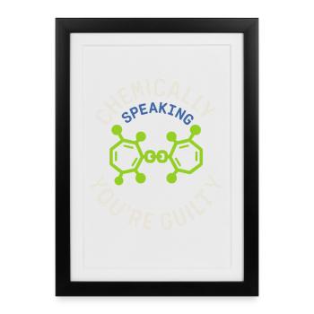 Forensic Chemist Crime Lab Toxicology - Framed poster (27 × 37 cm) - black - Front