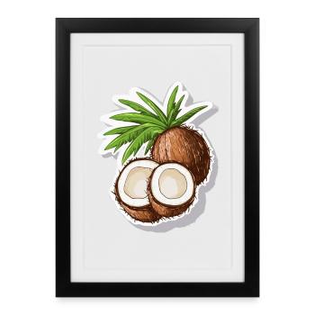 Coconut - Framed poster (27 × 37 cm) - black - Front