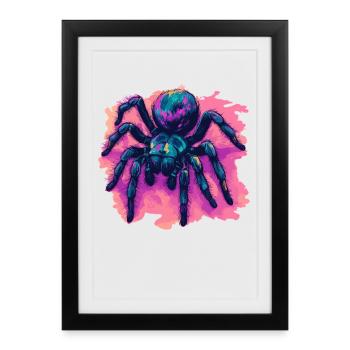 Tarantulas Tarantula - Framed poster (27 × 37 cm) - black - Front