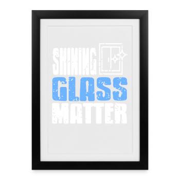 Glazier Professional Craftsmanship Window Pride - Framed poster (27 × 37 cm) - black - Front