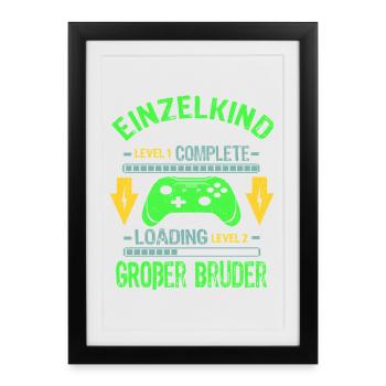 Only Child Complete - Loading Big Brother 2026 - Framed poster (27 × 37 cm) - black - Front
