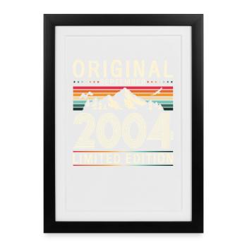 21st birthday Original September 2004 - Framed poster (27 × 37 cm) - black - Front