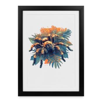 Tarantulas Tarantula - Framed poster (27 × 37 cm) - black - Front