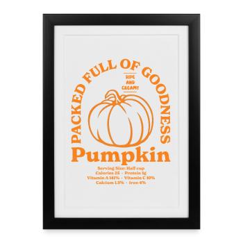 Pumpkin - Framed poster (27 × 37 cm) - black - Front
