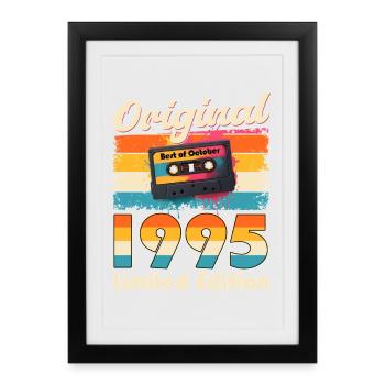 Cassette du 30e anniversaire, octobre 1995 - Affiche encadrée (27 × 37 cm) - noir - Devant