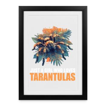 Tarantulas Tarantula - Framed poster (27 × 37 cm) - black - Front