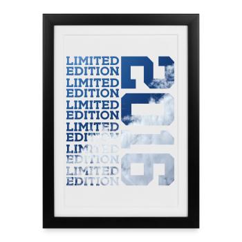 10 ANS ÉDITION LIMITÉE 2016 10E ANNIVERSAIRE - Affiche encadrée (27 × 37 cm) - noir - Devant