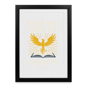 Staff for Alternative Education Teacher Second - Framed poster (27 × 37 cm) - black - Front