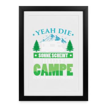Heating Engineer Heating Construction Plumber Plumber - Framed poster (27 × 37 cm) - black - Front