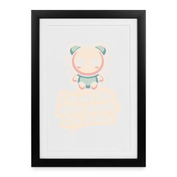 I'm Not Like Other People I'm Worse Frech Gothic - Framed poster (27 × 37 cm) - black - Front