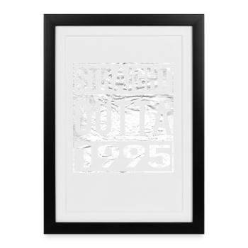 Straight Outta 1995 - Framed poster (27 × 37 cm) - black - Front