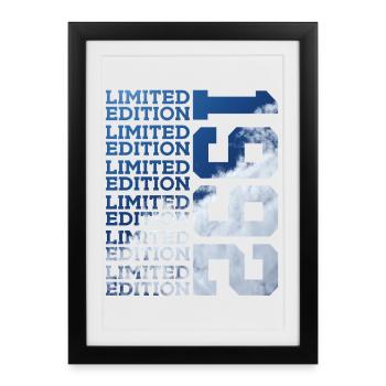 34 YEARS LIMITED EDITION 1992 34TH BIRTHDAY - Framed poster (27 × 37 cm) - black - Front