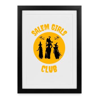 Salem Girls Club - Framed poster (27 × 37 cm) - black - Front