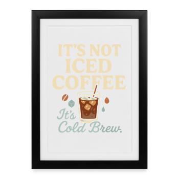 Oubliez la paix et la tranquillité et frappez - Affiche encadrée (27 × 37 cm) - noir - Devant